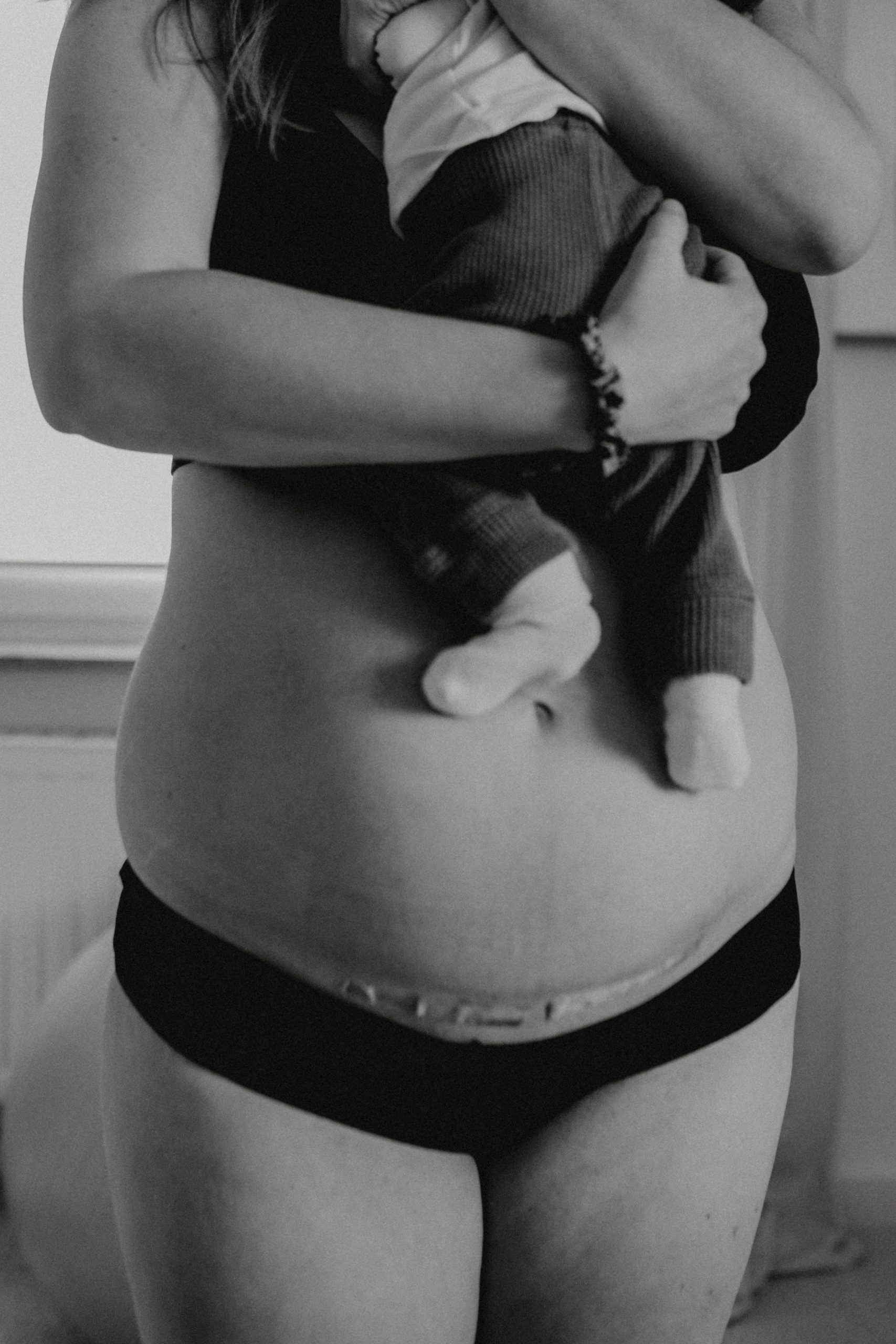 Minimalistisches Wochenbett